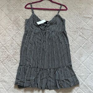 NWT Francesca's Mi Ami Spaghetti Strap Mini‎ Dress Women's Size L